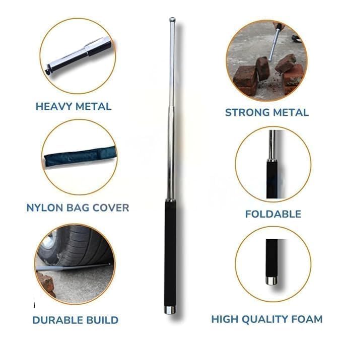 Personal Safety Baton with Pouch | 🔥FLAT 50% SAVINGS🔥